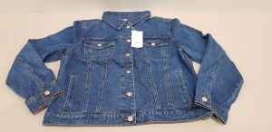 10 X BRAND NEW WAREHOUSE BLUE DENIM JACKETS - ALL IN VARIOUS SIZES ( RRP £ 46.00 PP - TOTAL RRP £ 490.00 ) - PICK LOOSE