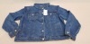 10 X BRAND NEW WAREHOUSE BLUE DENIM JACKETS - ALL IN VARIOUS SIZES ( RRP £ 46.00 PP - TOTAL RRP £ 490.00 ) - PICK LOOSE