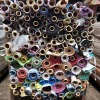 APPROX 150 PART ROLLS OF FABRICS IN ASSORTED COLOURS & DESIGNS (IN A FULL STILLAGE NOT INCLUDED) - 2