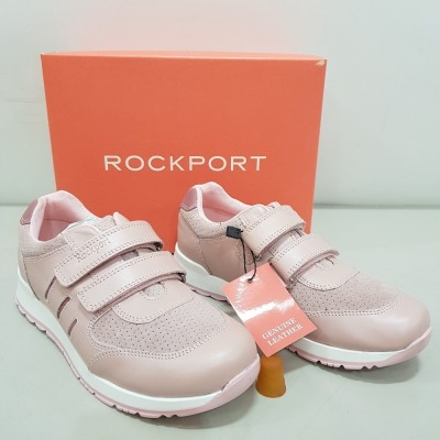 8 X BRAND NEW BOXED ROCKPORT ARBOR TRAINERS ALL IN PINK -ALL IN SIZE CHILD UK 12
