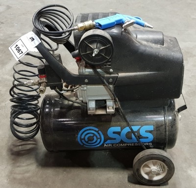 1 X SGS AIR COMPRESSOR 24 LITRE - MN - ST24H