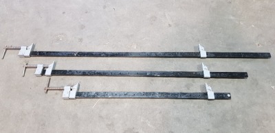 26 X METAL CLAMPS IN SIZES - 150CM - 120CM - 90CM