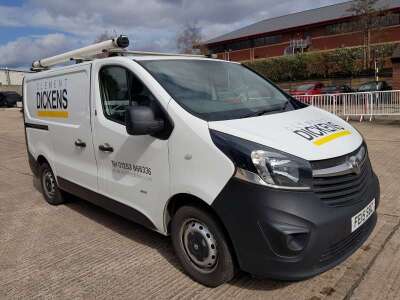 WHITE VAUXHALL 2900 CDTI ECOFLEX DIESEL PANEL VAN 1598CC REG : FE15SBZ VIN NO: WOL4F7112FV624396 FIRST REGISTERED 17/3/2015 MILEAGE: 86,718 3 KEYS V5 MOT EXPIRES 21/9/2023