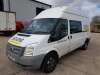 WHITE FORD TRANSIT 125 T350 RWD DIESEL MPV 2198CC REG: BV63VPU VIN : WF0XXXTTFXDP32875 FIRST REGISTERED 4/9/2013 MILEAGE: 129,071 2 KEYS V5 MOT EXPIRES 30/10/2023 CREW BUS WITH 8 PASSENGER SEATS - 2