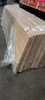 2 X BRAND NEW SOLID BAMBOO KITCHEN WORK TOPS - SIZE 63CM X 300CM X 4CM