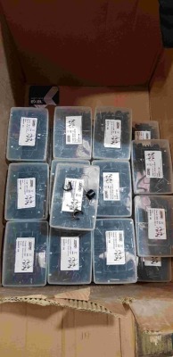 24 BOXES OF 100 BRAND NEW COAXIAL CABLE CLIPS -SIZE 14-22MM