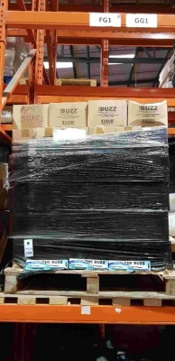 3456 X BRAND NEW THE BUZZ POWERED TOOTHBRUSH REPLACMENT BRUSHES - IN 144 BOXES - ON 1 FULL PALLET