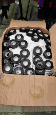 240 X BRAND NEW JAKO BLACK ELECTRICAL TAPE ( R 9 X 2.5 CM ) - IN 1 BOX