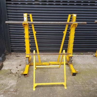 1 X 1500 KG HYDRAULIC DRUM JACKS WITH STANDS - FOR INDUSTRIAL CABLE ROLLING ( MODEL NO : HJ3 JACK ) INCLUDE SMALL STAND FOR SMALLER ROLLS OF CABLE