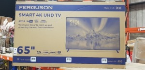 1 X FERGUSON SMART 4K UHD TV 65 INCH SN-PD022200502 (FACTORY REFURBISHED)