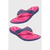 14 X BRAND NEW DUNLOP ADJUSTABLE STRAP PADDED MEMORY FOAM SLIDERS IN BLACK AND PINK SIZES 4-5-6-7-8-9 RRP-£25.00 PP -