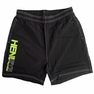 11 X BRAND NEW HENLEYS BLACK SWIM SHORTS SIZE LARGE