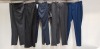 6 X BRAND NEW MIXED SUIT TROUSERS LOT TO INCLUDE 1 X BEN SHERMAN GREY - SIZE WAIST 32 1 X HUGO BOSS NAVY BUE - SIZE 30 1 X HUGO BOSS CHEQUERED GREY - NO SIZE 1 X UNBRANDED BLUE SIZE UK 48 1 X BEN SHERMAN GREY - SIZE 32 1 X UNBRANDED DARK GREY - NO