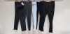 5 X BRAND NEW MIXED SUIT TROUSERS LOT TO INCLUDE 1 X BEN SHERMAN CHEQUERED NAVY BLUE - NO SIZE 1 X BEN SHERMAN GREY - SIZE 32 1 X UNBRANDED BLACK - SIZE 54 1 X HUGO BOSS BABY BLUE - SIZE 30 1 X TIGER OF SWEDEN BLUE - NO SIZE