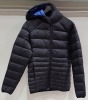 6 X BRAND NEW JACK & JONES PUFFER HOODED JACKETS (ALL SIZE XS)