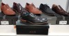 6 X BRAND NEW MIXED SHOES LOT CONTAINING 5X CHENGBO GOOR LEATHER BROGUES IN BROWN AND BLACK 4X SIZE 13 - 1X SIZE 6 - 1X FRONT LONDON DUKE BLACK SHOES SIZE 10