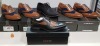 6 X BRAND NEW FRONT LONDON CHENGBO GOOR LEATHER BROGUES IN TAN/NAVY AND BLACK IN SIZE 8