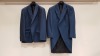 10 X EX HIRE TORRE SUIT JACKETS IN BLUE IN VARIOUS SIZES I.E 48R- 44L- 46R- 50R -48S ETC