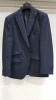 10 X EX HIRE TORRE SUIT JACKETS IN NAVY IN VARIOUS SIZES I.E 38R-42R-40L- - ETC