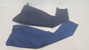 20 X EX HIRE TORRE SUIT PANTS IN ROYAL AND NAVY IN VARIOUS SIZES I.E -46R-38L- 40R ETC