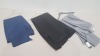 10 X EX HIRE TORRE SUIT PANTS IN BLACK - SILVER- ROYAL AND CHARCOAL - IN VARIOUS SIZES I.E -34S -42R - 48R ETC