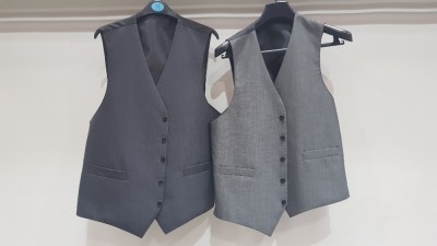 15 X EX HIRE TORRE WAIST COATS IN CHARCOAL AND GREY IN VARIOUS SIZES I.E 44R-36R - 38R - ETC