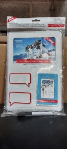 672 X BRAND NEW SHOT2 GO MAGNETIC WHITEBOARD PHOTO FRAME ( HOLDS A 10 X 15 CM PHOTO ) - INCLUDES PEN AND ERASER - IN 14 BOXES