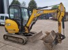 JCB 8026 CTS RUBBER TRACKED MINI EXCAVATOR WITH 3 BUCKETS, HRS 3213.8, YEAR 2017, SERIAL NUMBER 2228 - 2