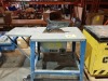 1 X INDUSTRIAL SCHEPPACH TISA 3.0 TABLE SAW - ON WHEELS - (01170 ) - NOT TESTED (110 V - 3 PIN PLUG )