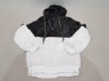 40 X BRAND NEW FLUFFY GREY AND WHITE 1/4 ZIP HOODIES SIZES SMALL