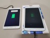 1 X SAMSUNG TABLET 16GB STORAGE WITH CHARGER PLUS 1 X SAMSUNG A6 TABLET WITH CHARGER