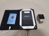 3 PIECE WORKING ELECTRONIC LOT CONTAINING 1 X NOKIA SMARTPHONE WITH CABLE - NO POWER BRICK / 1 X SAMSUNG TABLET WITH CHARGER AND POWER BRICK / 1 X SONY SMART WATCH WITH CHARGING CABLE - NO BRICK