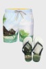 16 X BRAND NEW TOKYO LAUNDRY SHORTS AND FLIP FLOP SETS IN SIZES - L-XL - RRP£18.99