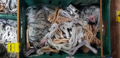 200 X BRAND NEW USB MICRO / USB -C BRAIDED CHARGING CABLES - IN VARIOUS COLOURS AND CABLE LENGTH - IN 1 TRAY NOT INCLUDED