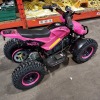 1 X RAMPAGE EXTREME ELECTRIC QUAD BIKE - IN PINK - IN 1 SEALED BOX ( PLEASE NOTE THIS STOCK IN PRE 2018 AND BATTERIES SUPPIED WILL NOT CHARGE - NEW BATTERIES WILL REQUIRE SOURCING BY CUSTOMER ) ( BOX SIZE 56 KG - 99.5 X 58 X 42 CCM ) - 2