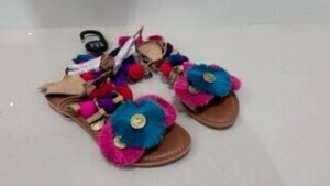 35 X BRAND NEW TOPSHOP HONEY SANDALS IN UK SIZE 3 RRP-£32.00 PP