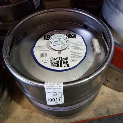 1 X LAGUNITAS DAYTIME IPA BEER BARREL - 30 LITRES (BBF 24TH MAY 2023)