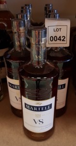 11 X BRAND NEW MARTELL COGNAC 70CL