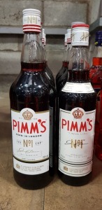 10 X BRAND NEW MIXED ALCOHOL LOT TO INCLUDE 4X PIMMS 1LITRES - 4X PIMMS 70CL 2X TIA MARIA 700ML