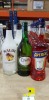 12 X BRAND NEW MIXED ALCOHOL LOT TO INCLUDE - 4X MALIBU RUM 1 LITRE - 7X APEROL RICETTA ORGINALE 1 LITRE - 1X CROFT SHERRY 1 LITRE