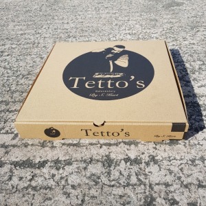 600 X BRAND NEW 12 INCH PIZZA BOXES - IN 6 PACKS OF 100 TETTO'S