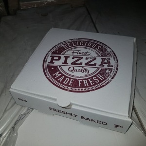 1200 X BRAND NEW 7 INCH PIZZA BOXES DELICIOUS FINEST PIZZA QUALITY MADE FRESH IN 12 PACKS OF 100