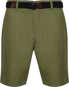 21 X BRAND NEW TOKYO LAUNDRY MENS NEVADO DESIGNER COTTON CHINO SHORTS - ALL IN KHAKI COLOUR ALL IN SIZE SMALL