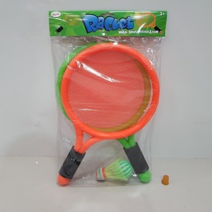 48 X BRAND NEW TOYRIFIC 2 PLAYER KIDS NEON TENNIS / BADMINGTON RATCHET SET / RRP £ 15.99 PP - IN 2 BOXES