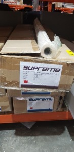 30 X BRAND NEW BOXED SUPREME MIXED LOT CONTAINING 20X KOMORI LSX40 DRY BLANKETS 13.5M X 1072MM - 10 X SF UV PRESAT BLANKET WASH ROLLS SIZE 13.5M X 1325MM