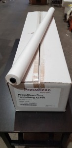 24 X BRAND NEW PRESSCLEAN DUO HEIDELBERG XL 150 ROLLS SIZE 1070MM X 13M - ART NO. I6025IMPE13