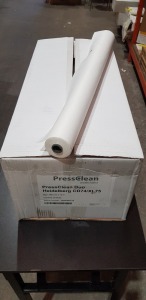 20 X BRAND NEW BOXED PRESSCLEAN DUO HEIDELBERG CD74/XL75 SIZE - 765MM X 13M