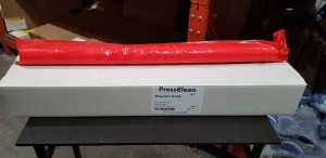 16 X BRAND NEW BOXED PRESSCLEAN MITSUBISHI M1000 WET ROLLS - SIZE ( 1070MM X 16.5 M ) - IN 2 BOXES