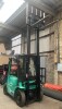 MITSUBISHI FG20K GAS POWERED FORK LIFT TRUCK YOM:2001 *** THIS ASSET IS LOCATED IN CROYDON & WILL NEED REMOVING BY 30TH JUNE 2023 TO AVOID STORAGE CHARGES *** SERIAL NUMBER: EF17B-65617, RATED CAPACITY 2000KG, FLT WEIGHT 3490KG, WORKING HRS: 2173, INSPECT - 11