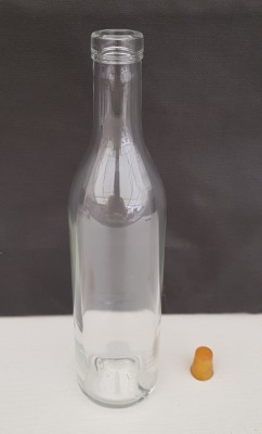 1000 X BRAND NEW SAVER GLASS COGNACAISE CORK TOP GLASS BOTTLES 50CL (HEIGHT 27CM) ON 1 PALLET